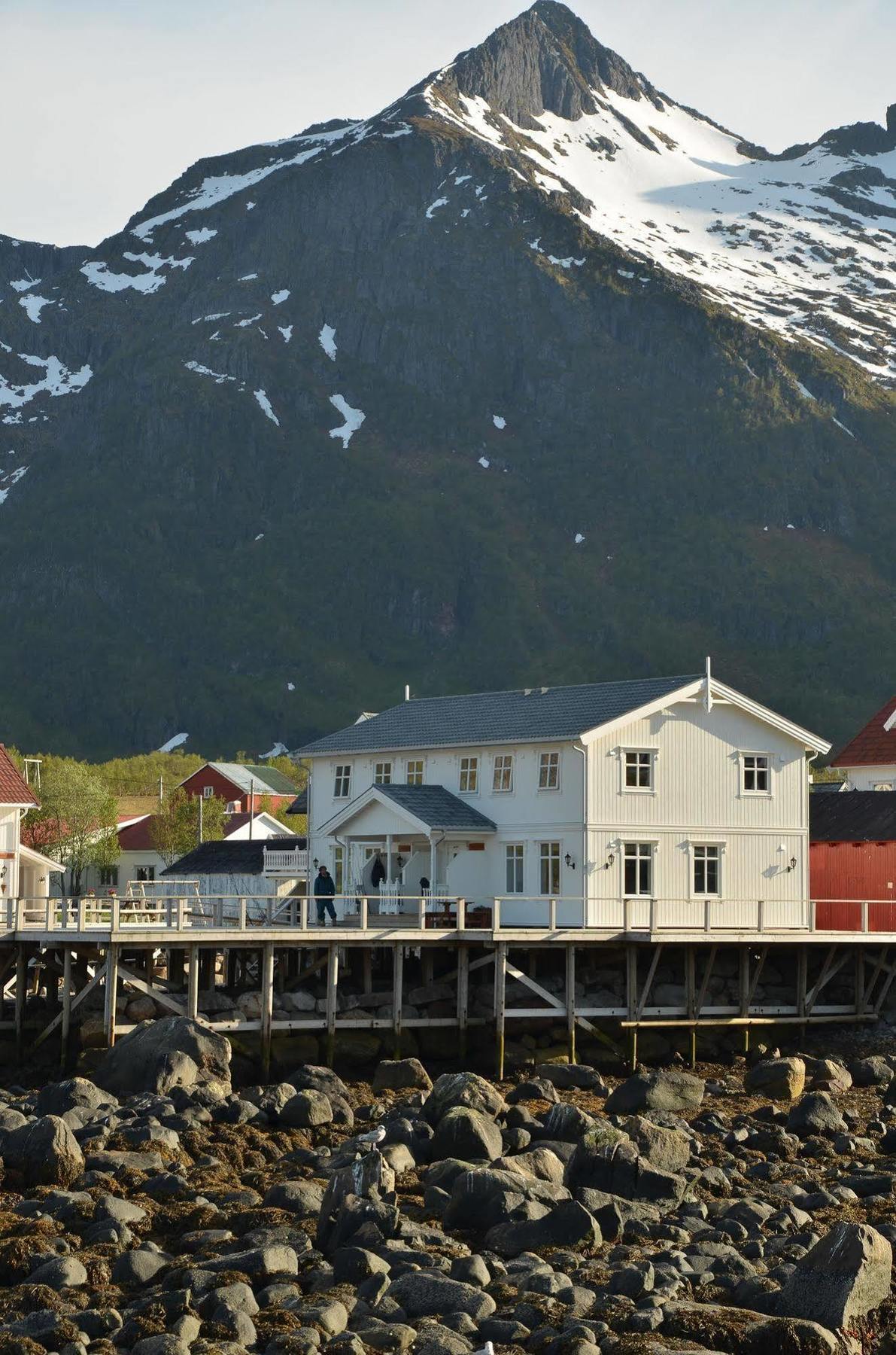 Mefjord Brygge Hotel Tromso Bagian luar foto
