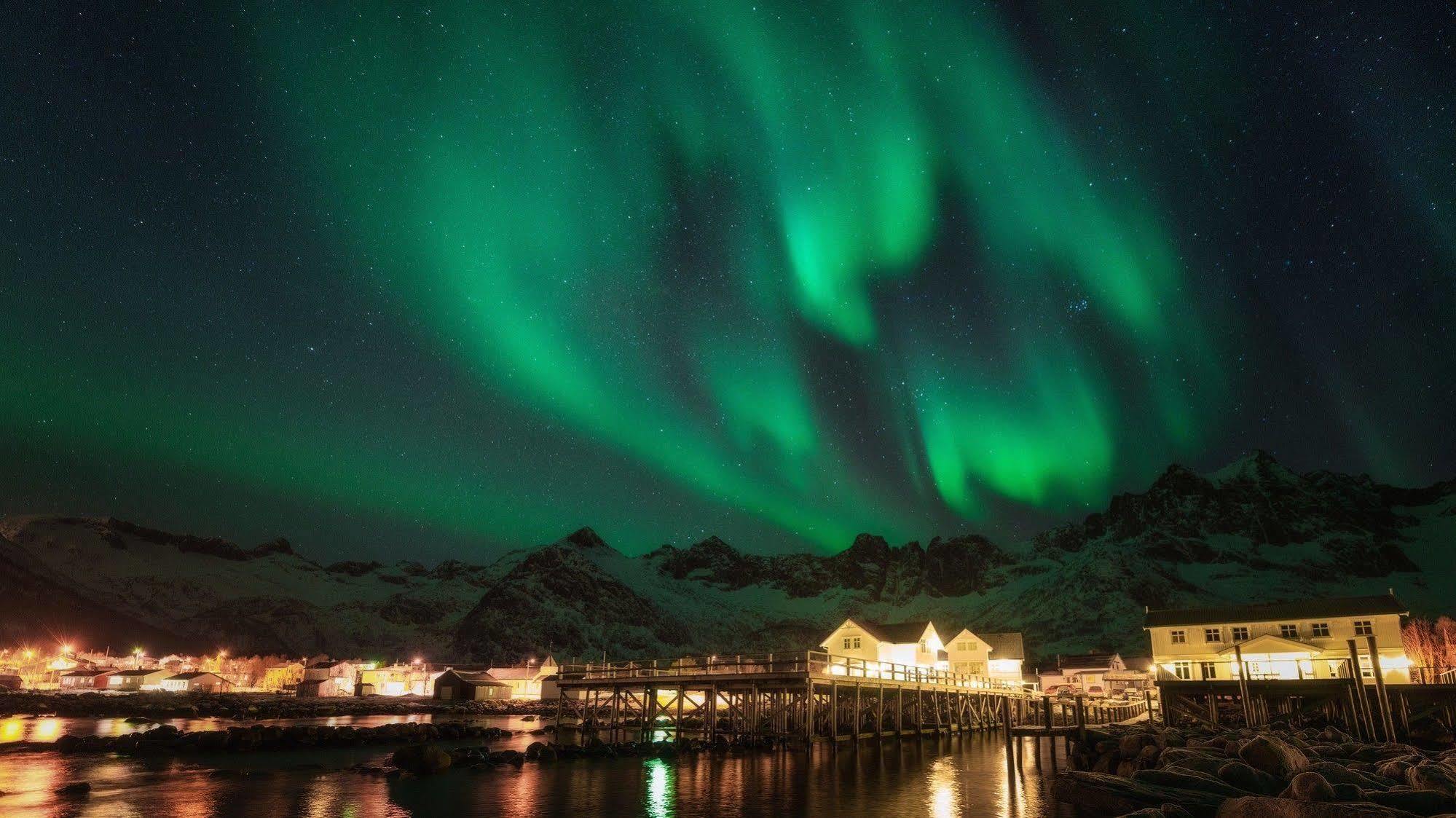 Mefjord Brygge Hotel Tromso Bagian luar foto
