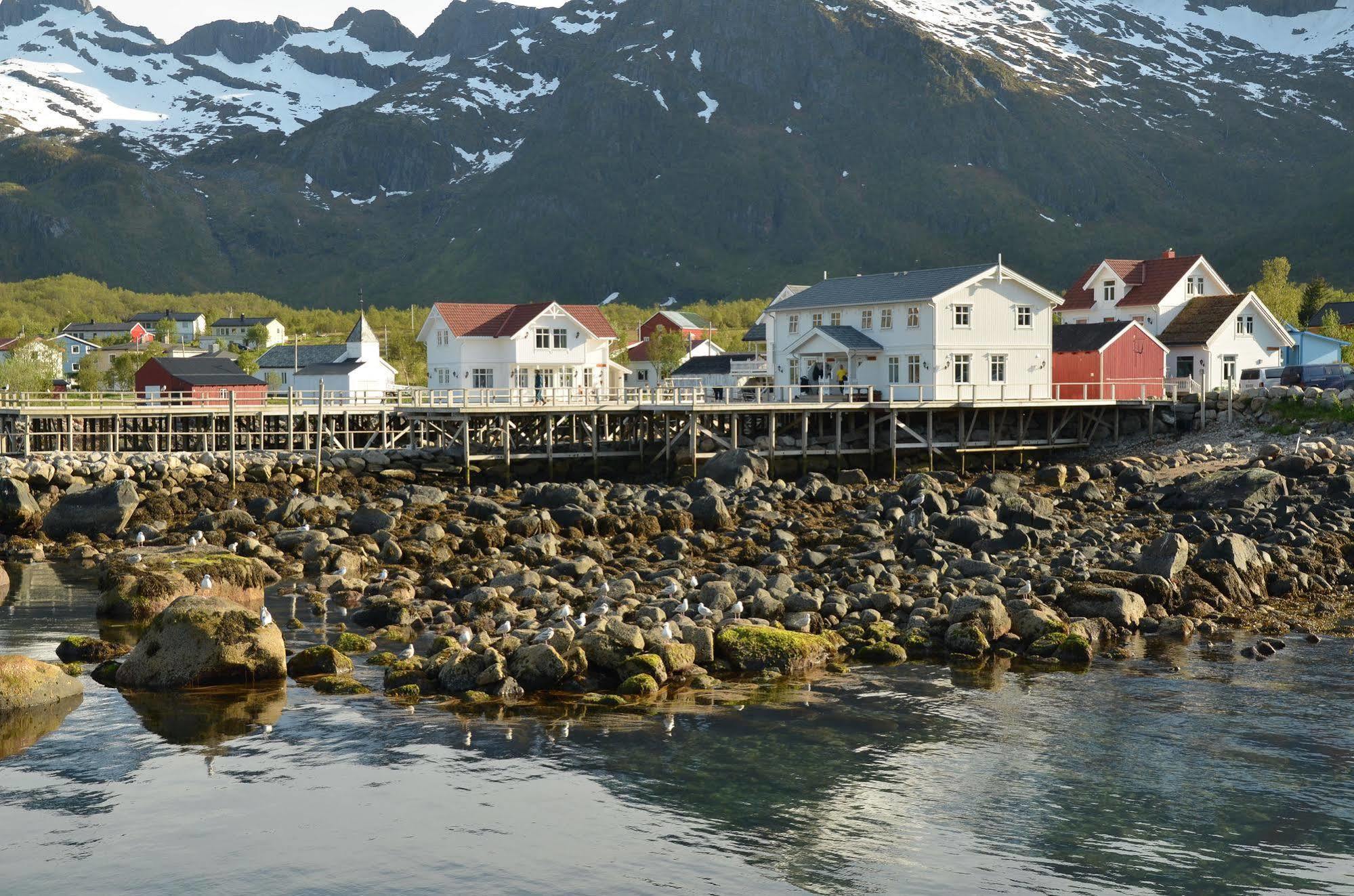 Mefjord Brygge Hotel Tromso Bagian luar foto