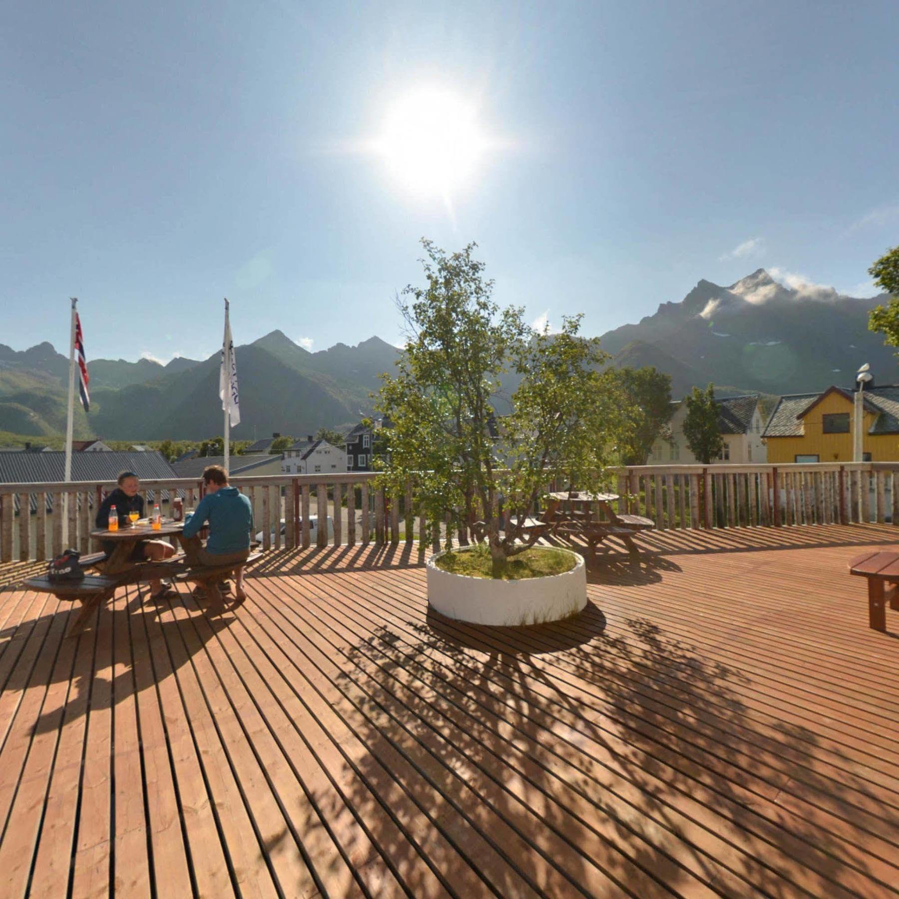 Mefjord Brygge Hotel Tromso Bagian luar foto